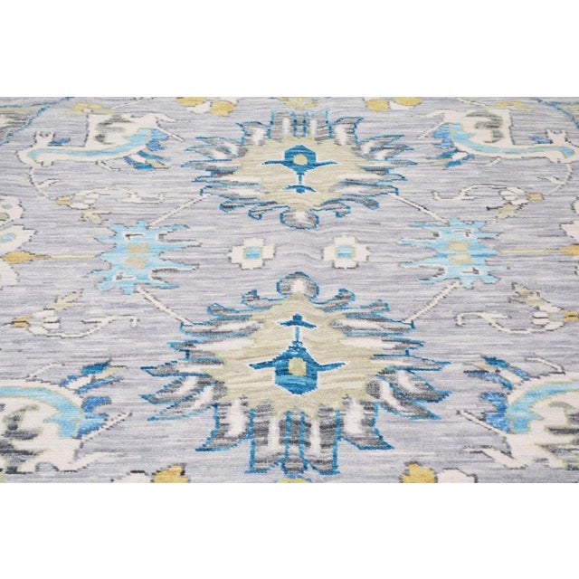New Indian Professional Hand Knotted Wool Rug, 10'2x14 For Sale In New York - Image 6 of 6