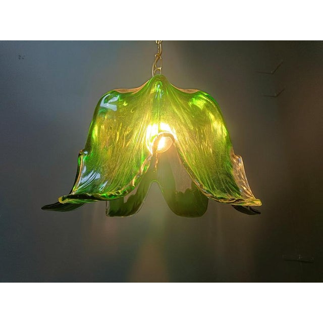 Vintage Murano Glass Pendant Light from Mazzega, 1960s For Sale - Image 3 of 12