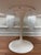Mid-Century Modern Mid-Century Modern Eero Saarinen for Knoll Round White Tulip Dining Table For Sale - Image 3 of 8