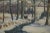 Robert L. Palliser (New York, 20th century) Untitled (winter creek landscape) Oil on canvas Signed to lower left...