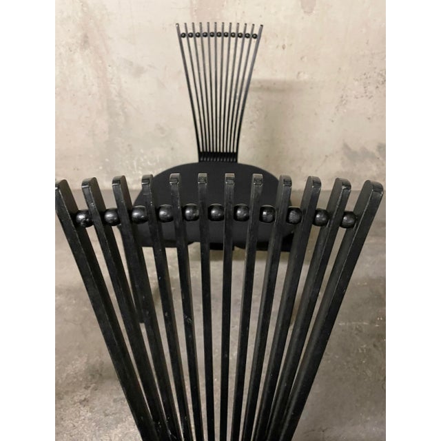 Wood Totem Armchairs and Chairs by Torstein Nilsen for Westnofa, 1980, Set of 2 For Sale - Image 7 of 11