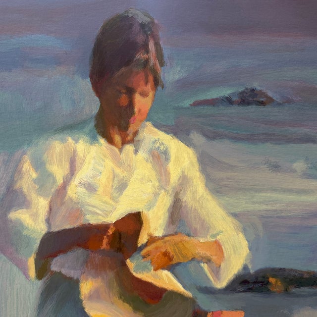 Impressionist 1980s Original painting by Don Hatfield, titled Peaceful Days For Sale - Image 3 of 9