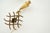Gold 20th Century French Gold Wall Light Sconces in Brass attributed to Jules Leleu, Set of 2 For Sale - Image 8 of 9