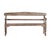English Antique Anglo-Indian Teakwood Ladderback Bench For Sale - Image 3 of 6