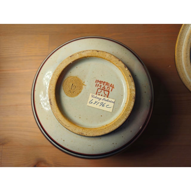 Early 19th C Rare Imperial Imari Japan Porcelain Shi Shi Foo Dog Bowl For Sale - Image 9 of 9