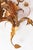 Large Italian Wall Sconce in Gilt Metal, 1970 For Sale - Image 3 of 9