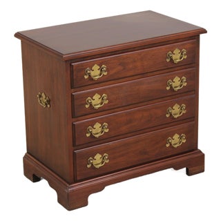 Henkel Harris Cherry 4 Drawer Chairside Chest For Sale