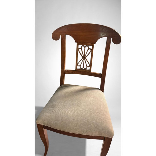 Early 20th Century Biedermeier Style Set of Six Austrian Chairs For Sale - Image 11 of 18