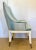 2010s Caracole Custom Blue Modern a La Carte Dining/Desk Chair For Sale - Image 5 of 7