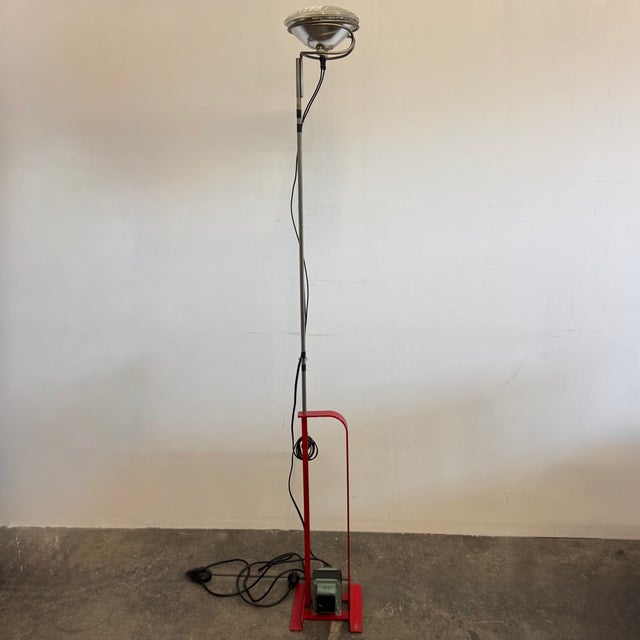 Red Toio Floor Lamp by Achille & Pier Giacomo Castiglioni for Flos, 1962 For Sale - Image 14 of 14