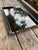Mid-Century Modern Vintage Couroc of Monterey Turquoise Angel Fish Tray With Genuine Abalone and Seaweed Inlay For Sale - Image 3 of 14