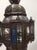 Moroccan Moorish Metal Lantern With Clear and Colored Glass For Sale - Image 10 of 11