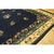 Navy Blue 1920s Navy Blue Floral Deco Antique Chinese Peking Knotted Rug 11'9'' X 14'3'' For Sale - Image 8 of 12