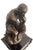 Black Decorative Bronze Reproduction Sculpture of The Thinker after Auguste Rodin from Hachette For Sale - Image 8 of 12