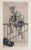 Paul Renouard Knight resting - The Opera: Le Comparse, 1893 Original etching Signed in pencil On Japanese paper 48 x 32 cm...