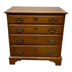 Vintage Pennsylvania House Traditional Chippendale Style Cherry Nightstand