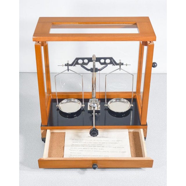 Pharmacy Scale in Wooden Case For Sale - Image 10 of 18