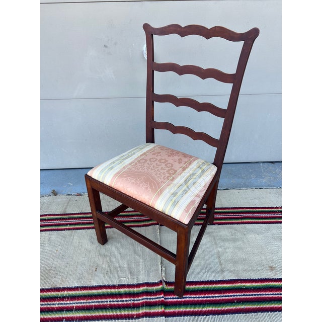 A Antique Cherry Chippendale Ribbon Back Side Chair, Massachusetts, Circa 1800 For Sale - Image 10 of 12