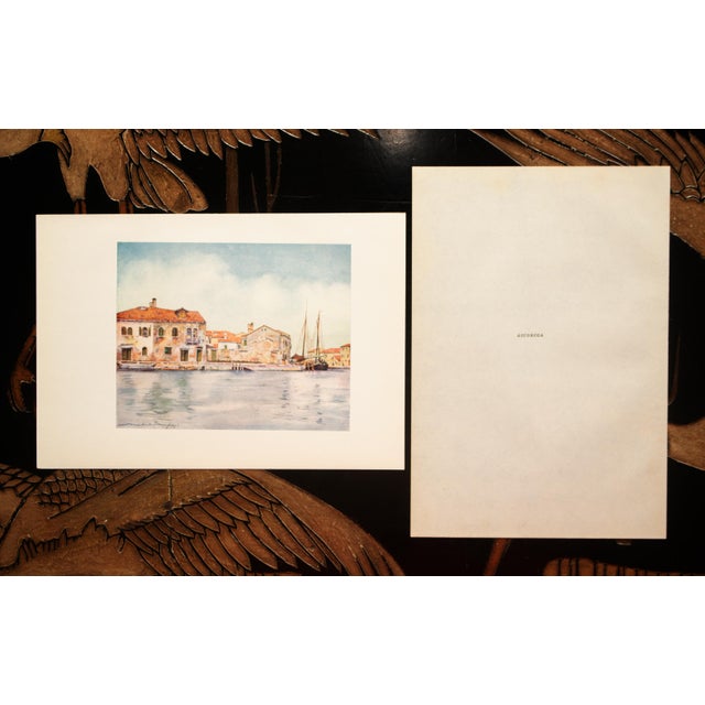 1910s 1912 Mortimer Menpes "Giudecca", Original Full-Color Print of Venice For Sale - Image 5 of 6