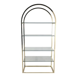 20th Century Design Institute of America Regency Design Brass Etagere For Sale