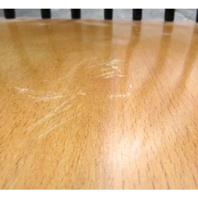 Ebonized Vintage Modern Style Rocker For Sale - Image 10 of 11