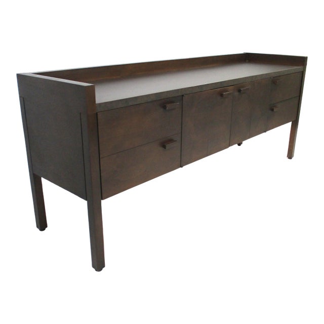 Mid Century Credenza Sideboard or Stereo Cabinet in the Style of Harvey Probber For Sale