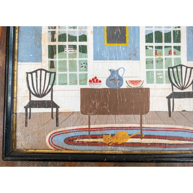 20th Century American Folk Out Outside Art Painting by Natalee Everett Goodman For Sale - Image 14 of 16
