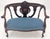 Wood Very Fine Details Carved Mahogany Circa 1920s Settee Loveseat Sofa For Sale - Image 7 of 12