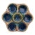 French Green Majolica Oyster Plate, Circa 1900 For Sale