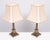 Very nice set of Herda Lighting table lamps. Bronze and Brass comes with its original shades . Good condition, some ware...