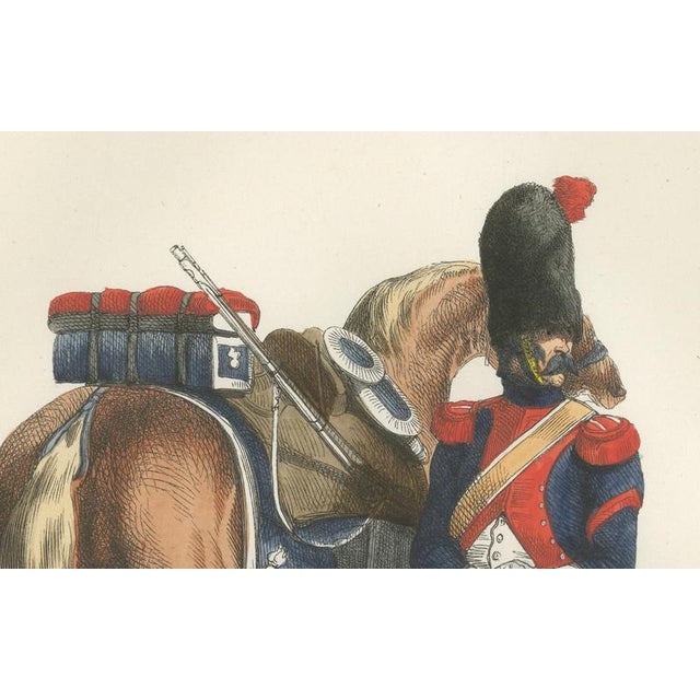After Horace Vernet, Napoleonic Carabinier, 1843, Paper For Sale - Image 4 of 10
