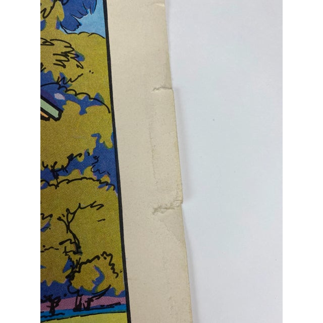 Paper Vintage French School Poster - “La Maison” For Sale - Image 7 of 12