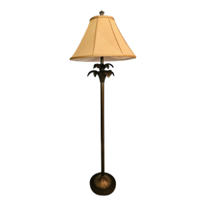 Bora Chic Brass Finish Palm Floor Lamp