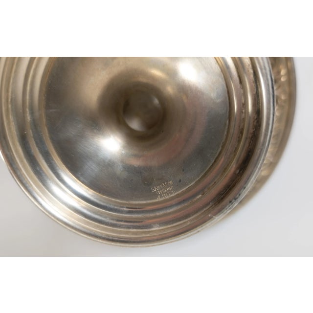 Early 20th Century Sterling Silver Floral Compote by S. Kirk & Sons For Sale - Image 11 of 12