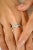 Modern Blue Topaz Diamond Ring Size 7 for Mother's Day Gift For Sale In New York - Image 6 of 12
