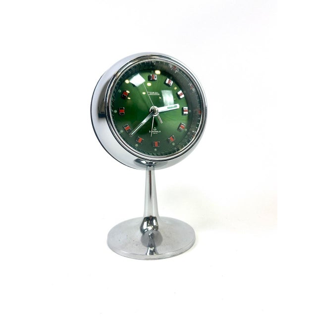 Space Age Tulip Table Clock from Coral, 1960s For Sale - Image 13 of 15