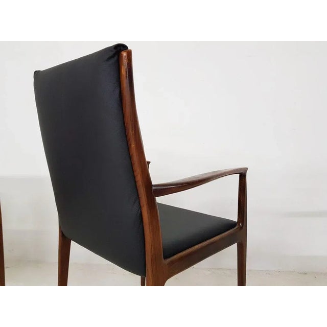 Danish Rosewood Dining Chairs, 1950s, Set of 4 For Sale - Image 4 of 9