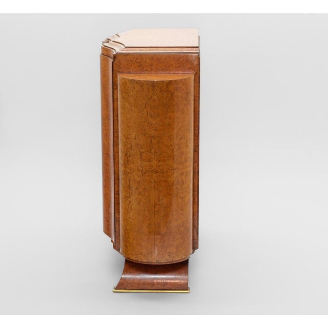 Fine Art Deco Amboyna Burr Table Top Cabinet, 1930s For Sale - Image 10 of 17