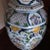 Printmaking Materials Large Delft Polychrome Covered Jars With Lion Finials- a Pair For Sale - Image 7 of 13