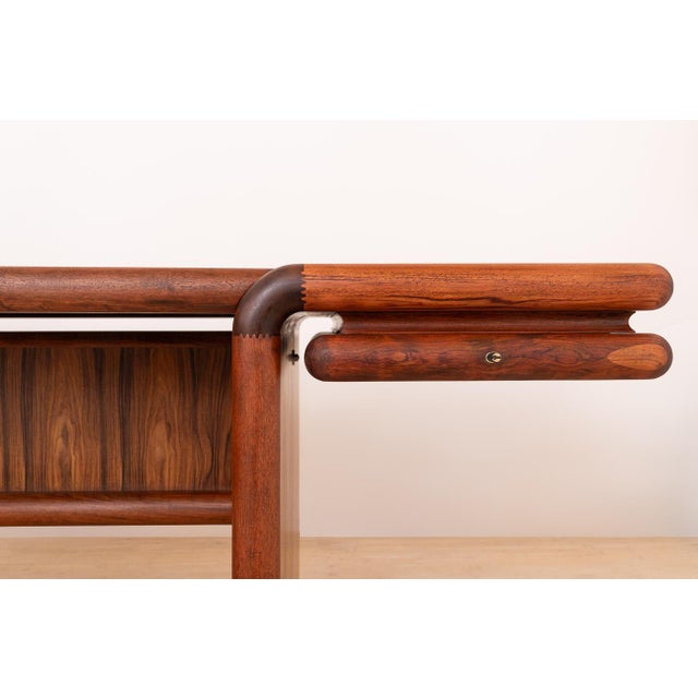 Supreme Executive Desk by Henning Jensen & Torben Valeur for Dyrlund, 1970 For Sale - Image 6 of 10