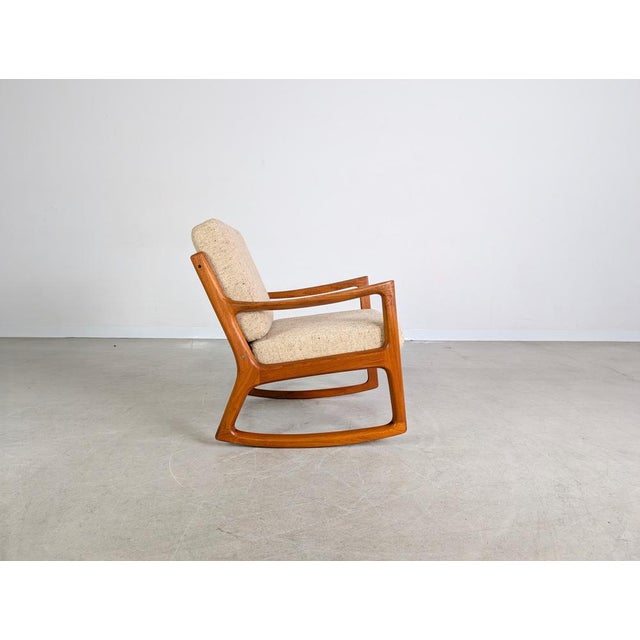 Senator Rocking Chair in Teak by Ole Wanscher for France & Søn For Sale - Image 5 of 12