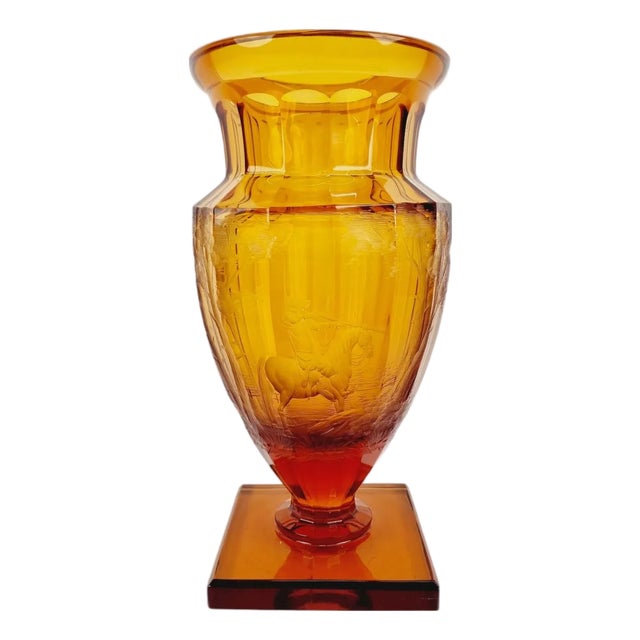 Art Deco Moser Vase from Moser, 1930s For Sale