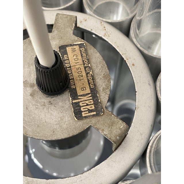 Vintage B-1205 Pendant Light in Aluminum and Acrylic Glass from Raak Amsterdam, 1960s For Sale - Image 4 of 18