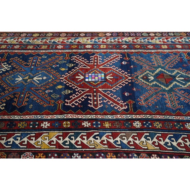 Antique Kazak Rug 5'7'' X 11'11'' For Sale - Image 4 of 7