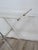 Folding Side Table in Acrylic Glass and Brass, Italy, 1970s For Sale - Image 3 of 10
