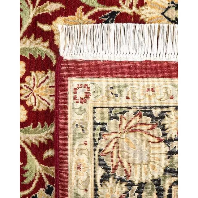 2000 - 2009 Mogul, One-of-a-Kind Hand-Knotted Area Rug in Orange, 4' 2" x 6' 5" For Sale - Image 5 of 8