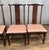 Chinoiserie Set Four Vintage Drexel Oriental Asian Chinoiserie Splat Back Dining Room Chairs For Sale - Image 3 of 6