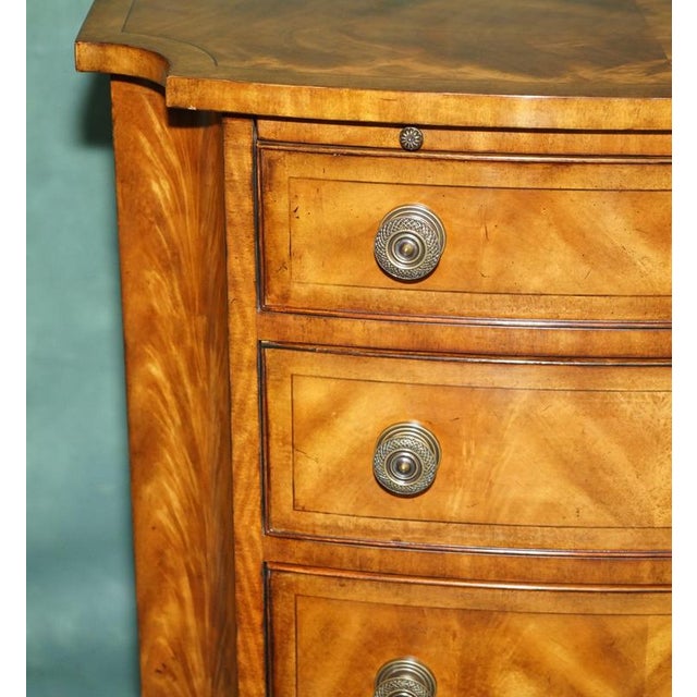 Flame Hardwood Ibthorpe Chest of Drawers by Stephen Church for Theodore Alexander For Sale - Image 11 of 18