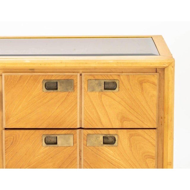 Mid 20th Century Stanley Furniture Modern Mahogany Bar Cabinet For Sale - Image 5 of 10