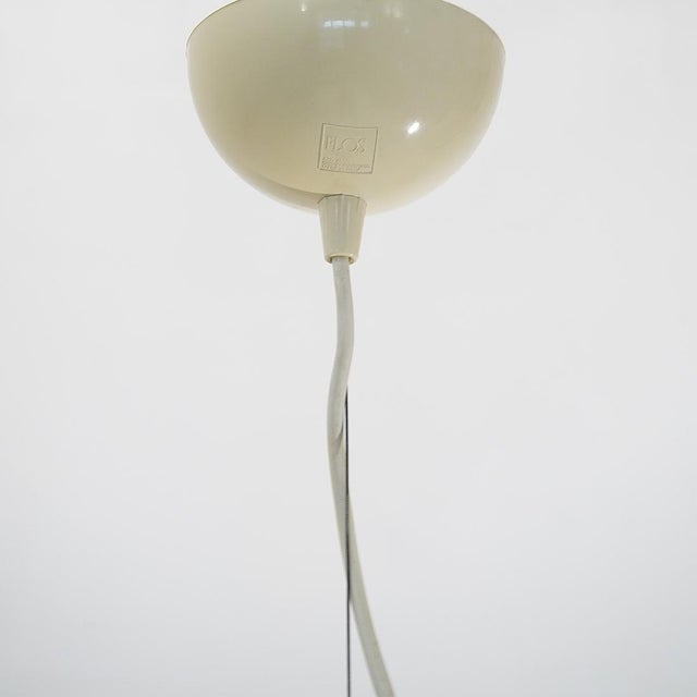 Blue Zefiro Pendant Light by Giuseppe Ramella for Arteluce, 1980s For Sale - Image 8 of 13